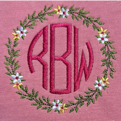 Wildflower Monogram Tee